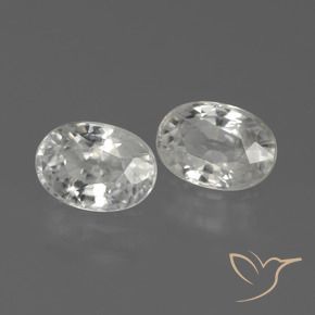 Shop natural 2.65ct Blanc Zircon gems, ovale, from Cambodge at GemSelect. In stock, global shipping!