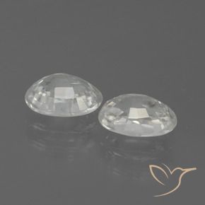 Shop natural 2.65ct Blanc Zircon gems, ovale, from Cambodge at GemSelect. In stock, global shipping!