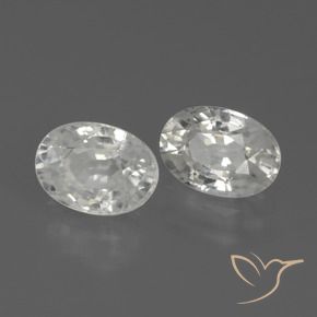Shop natural 2.78ct Blanc Zircon gems, ovale, from Cambodge at GemSelect. In stock, global shipping!