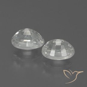 Shop natural 3.19ct Blanc Zircon gems, ovale, from Cambodge at GemSelect. In stock, global shipping!