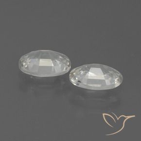 Shop natural 2.10ct Blanc Zircon gems, ovale, from Cambodge at GemSelect. In stock, global shipping!