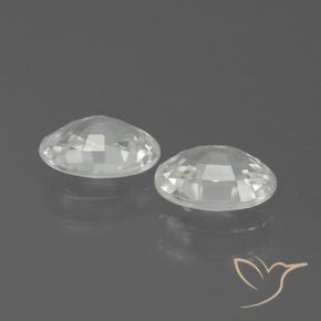 Shop natural 2.24ct Blanc Zircon gems, ovale, from Cambodge at GemSelect. In stock, global shipping!