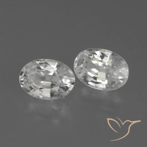 Shop natural 2.39ct Blanc Zircon gems, ovale, from Cambodge at GemSelect. In stock, global shipping!
