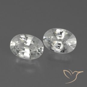 Shop natural 2.53ct Blanc Zircon gems, ovale, from Cambodge at GemSelect. In stock, global shipping!