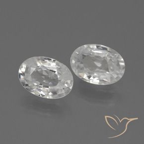 Shop natural 2.20ct Blanc Zircon gems, ovale, from Cambodge at GemSelect. In stock, global shipping!