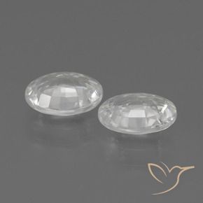 Shop natural 2.20ct Blanc Zircon gems, ovale, from Cambodge at GemSelect. In stock, global shipping!