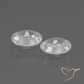 Shop natural 2.06ct Blanc Zircon gems, ovale, from Cambodge at GemSelect. In stock, global shipping!