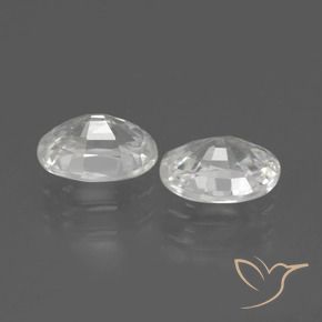 Shop natural 2.30ct Blanc Zircon gems, ovale, from Cambodge at GemSelect. In stock, global shipping!