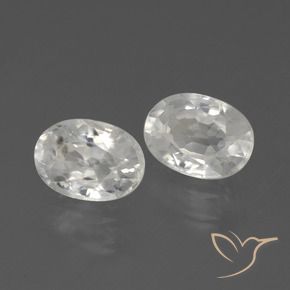 Shop natural 2.56ct Blanc Zircon gems, ovale, from Cambodge at GemSelect. In stock, global shipping!