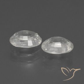 Shop natural 2.58ct Blanc Zircon gems, ovale, from Cambodge at GemSelect. In stock, global shipping!