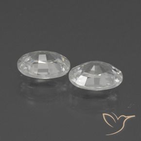 Shop natural 2.34ct Blanc Zircon gems, ovale, from Cambodge at GemSelect. In stock, global shipping!