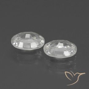 Shop natural 2.29ct Blanc Zircon gems, ovale, from Cambodge at GemSelect. In stock, global shipping!