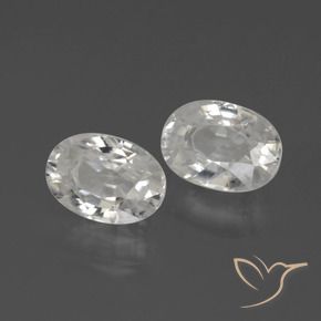 Shop natural 2.72ct Blanc Zircon gems, ovale, from Cambodge at GemSelect. In stock, global shipping!