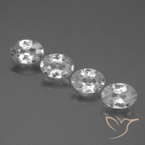 Shop natural 4.28ct Blanc Zircon gems, ovale, from Cambodge at GemSelect. In stock, global shipping!