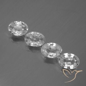 Shop natural 4.06ct Blanc Zircon gems, ovale, from Cambodge at GemSelect. In stock, global shipping!