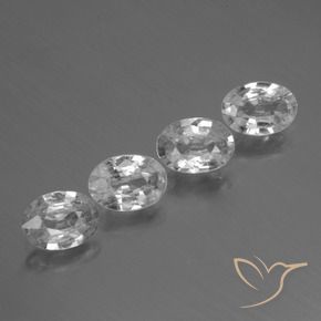 Shop natural 4.06ct Blanc Zircon gems, ovale, from Cambodge at GemSelect. In stock, global shipping!