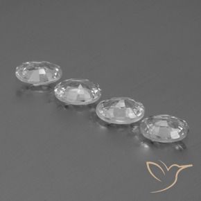 Shop natural 4.06ct Blanc Zircon gems, ovale, from Cambodge at GemSelect. In stock, global shipping!