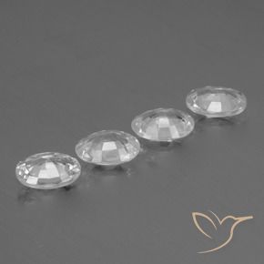 Shop natural 3.98ct Blanc clair Zircon gems, ovale, from Cambodge at GemSelect. In stock, global shipping!