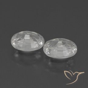 Shop natural 2.46ct Blanc Zircon gems, ovale, from Cambodge at GemSelect. In stock, global shipping!