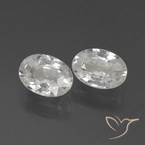 Shop natural 2.36ct Blanc Zircon gems, ovale, from Cambodge at GemSelect. In stock, global shipping!
