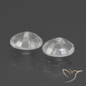 Shop natural 2.65ct Blanc Zircon gems, ovale, from Cambodge at GemSelect. In stock, global shipping!