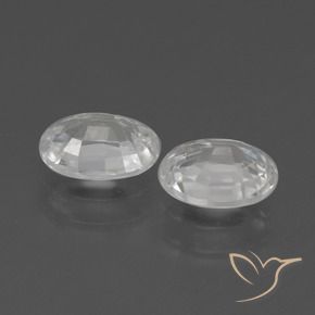 Shop natural 2.36ct Blanc Zircon gems, ovale, from Cambodge at GemSelect. In stock, global shipping!