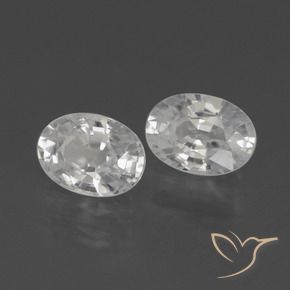 Shop natural 2.47ct Blanc Zircon gems, ovale, from Cambodge at GemSelect. In stock, global shipping!