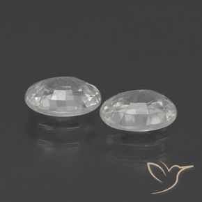 Shop natural 2.33ct Blanc Zircon gems, ovale, from Cambodge at GemSelect. In stock, global shipping!