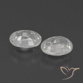 Shop natural 2.62ct Blanc Zircon gems, ovale, from Cambodge at GemSelect. In stock, global shipping!