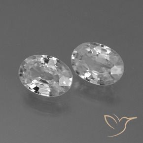 Shop natural 2.39ct Blanc Zircon gems, ovale, from Cambodge at GemSelect. In stock, global shipping!