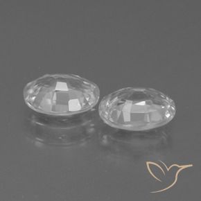 Shop natural 2.39ct Blanc Zircon gems, ovale, from Cambodge at GemSelect. In stock, global shipping!