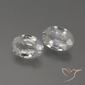 Shop natural 2.25ct Blanc Zircon gems, ovale, from Cambodge at GemSelect. In stock, global shipping!