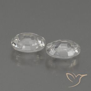 Shop natural 2.29ct Blanc Zircon gems, ovale, from Cambodge at GemSelect. In stock, global shipping!