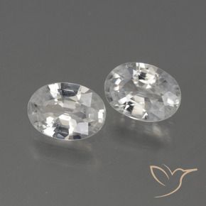 Shop natural 2.27ct Blanc Zircon gems, ovale, from Cambodge at GemSelect. In stock, global shipping!