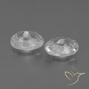 Shop natural 2.63ct Blanc Zircon gems, ovale, from Cambodge at GemSelect. In stock, global shipping!