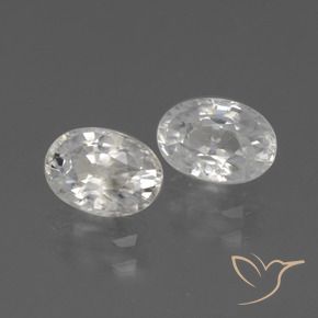 Shop natural 2.56ct Blanc Zircon gems, ovale, from Cambodge at GemSelect. In stock, global shipping!
