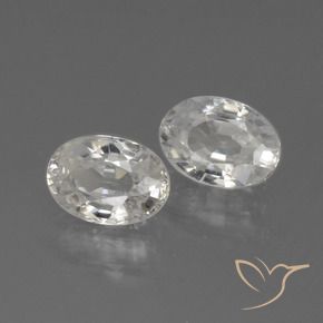 Shop natural 2.49ct Blanc Zircon gems, ovale, from Cambodge at GemSelect. In stock, global shipping!