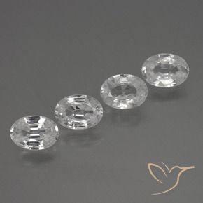 Shop natural 4.56ct Blanc Zircon gems, ovale, from Cambodge at GemSelect. In stock, global shipping!