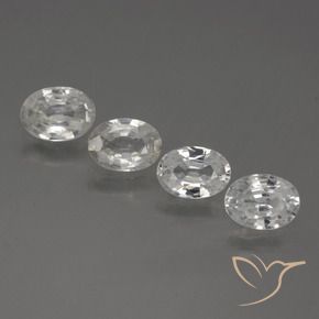 Shop natural 4.34ct Blanc Zircon gems, ovale, from Cambodge at GemSelect. In stock, global shipping!