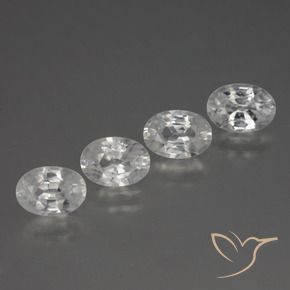 Shop natural 4.70ct Blanc Zircon gems, ovale, from Cambodge at GemSelect. In stock, global shipping!