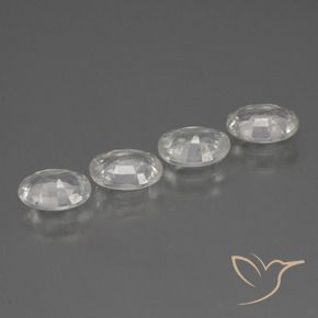 Shop natural 4.22ct Blanc Zircon gems, ovale, from Cambodge at GemSelect. In stock, global shipping!