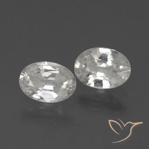 Shop natural 2.25ct Blanc Zircon gems, ovale, from Cambodge at GemSelect. In stock, global shipping!
