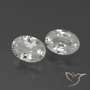Shop natural 2.46ct Blanc Zircon gems, ovale, from Cambodge at GemSelect. In stock, global shipping!