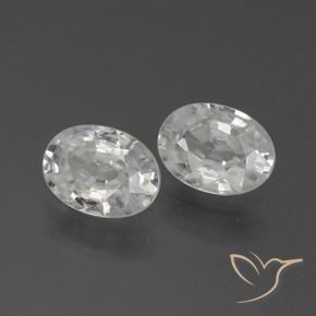 Shop natural 2.41ct Blanc Zircon gems, ovale, from Cambodge at GemSelect. In stock, global shipping!