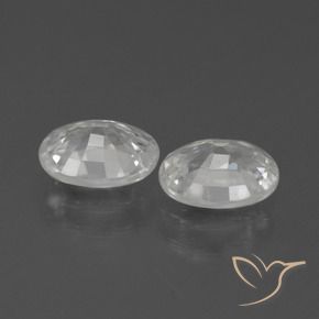 Shop natural 2.41ct Blanc Zircon gems, ovale, from Cambodge at GemSelect. In stock, global shipping!