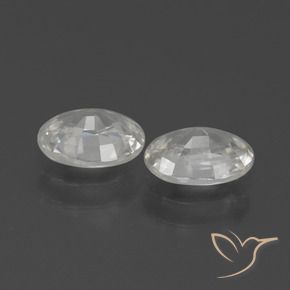 Shop natural 2.27ct Blanc Zircon gems, ovale, from Cambodge at GemSelect. In stock, global shipping!