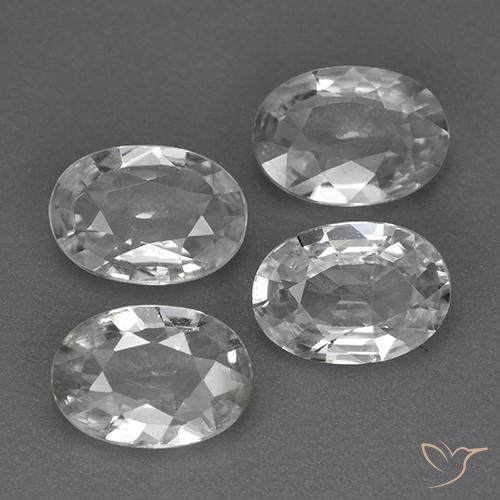 Shop natural 3.86ct Blanc Zircon gems, ovale, from Cambodge at GemSelect. In stock, global shipping!