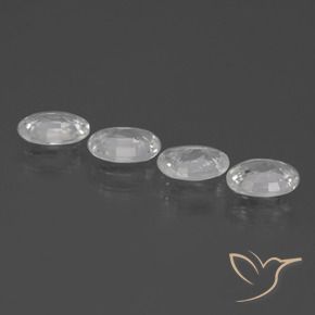 Shop natural 4.13ct Blanc Zircon gems, ovale, from Cambodge at GemSelect. In stock, global shipping!