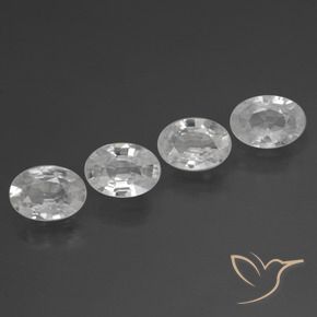 Shop natural 3.82ct Blanc Zircon gems, ovale, from Cambodge at GemSelect. In stock, global shipping!