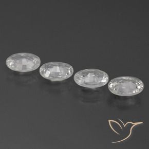 Shop natural 3.82ct Blanc Zircon gems, ovale, from Cambodge at GemSelect. In stock, global shipping!